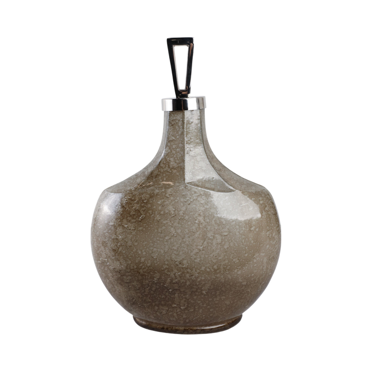 Tatummore White Glass Vase — 20″