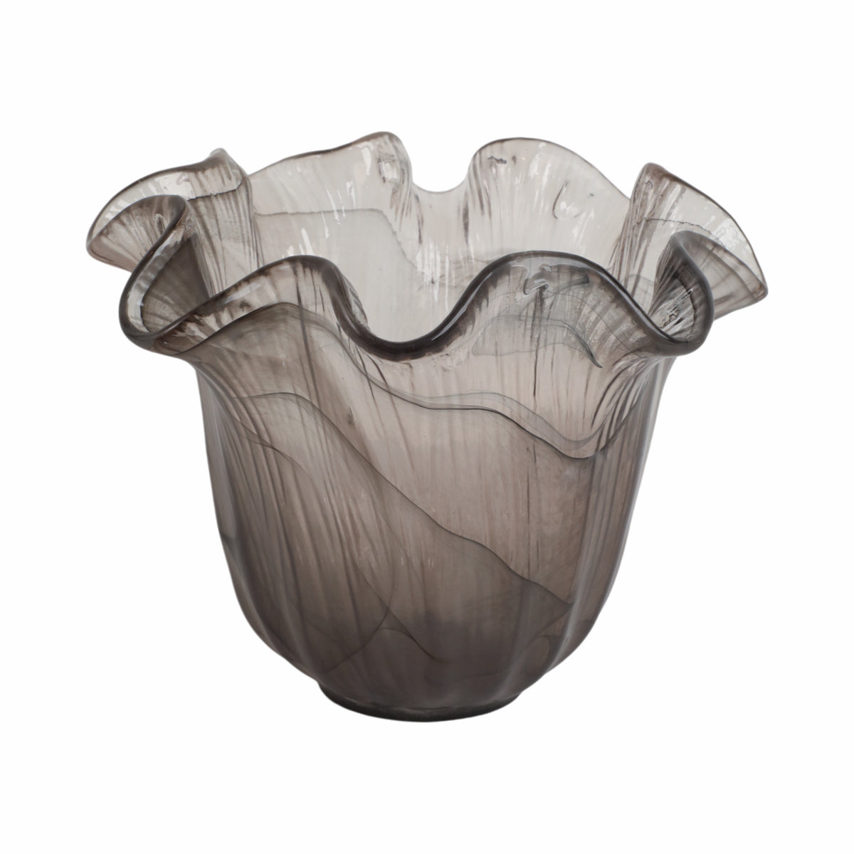 Eatondale Brown Glass Vase — 11″