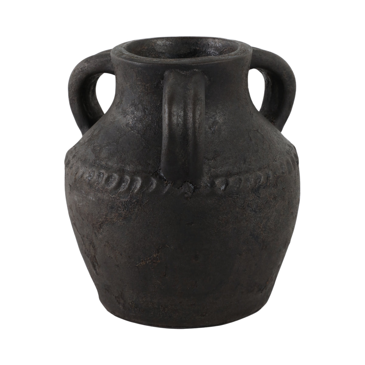 Noelwind Black Vase — 10″