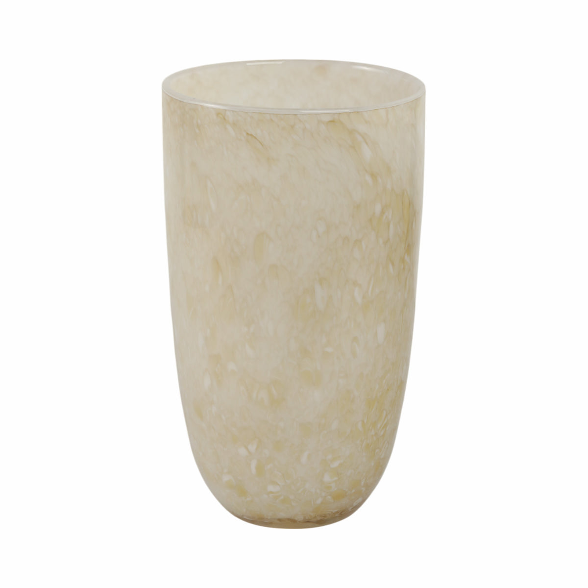 Gortonmoor Ivory Glass Vase — 12″