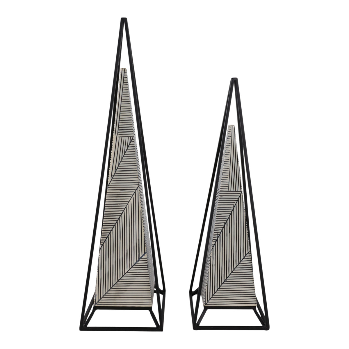 Claracross Set of 2 Black Decor — 26″