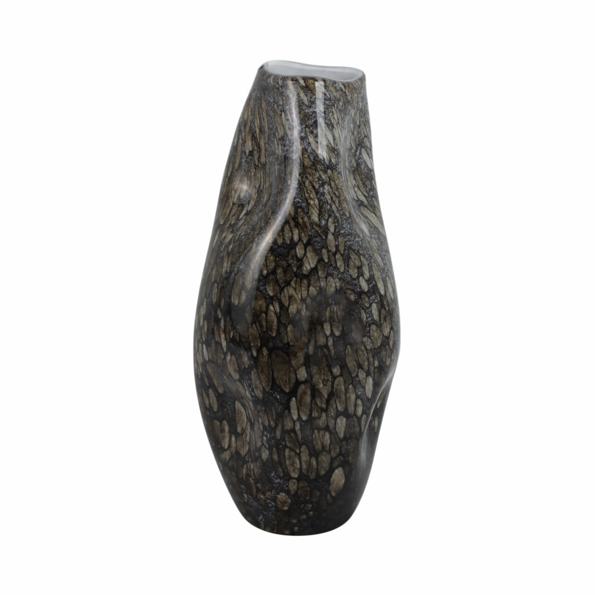Colegate Brown Glass Vase — 17″