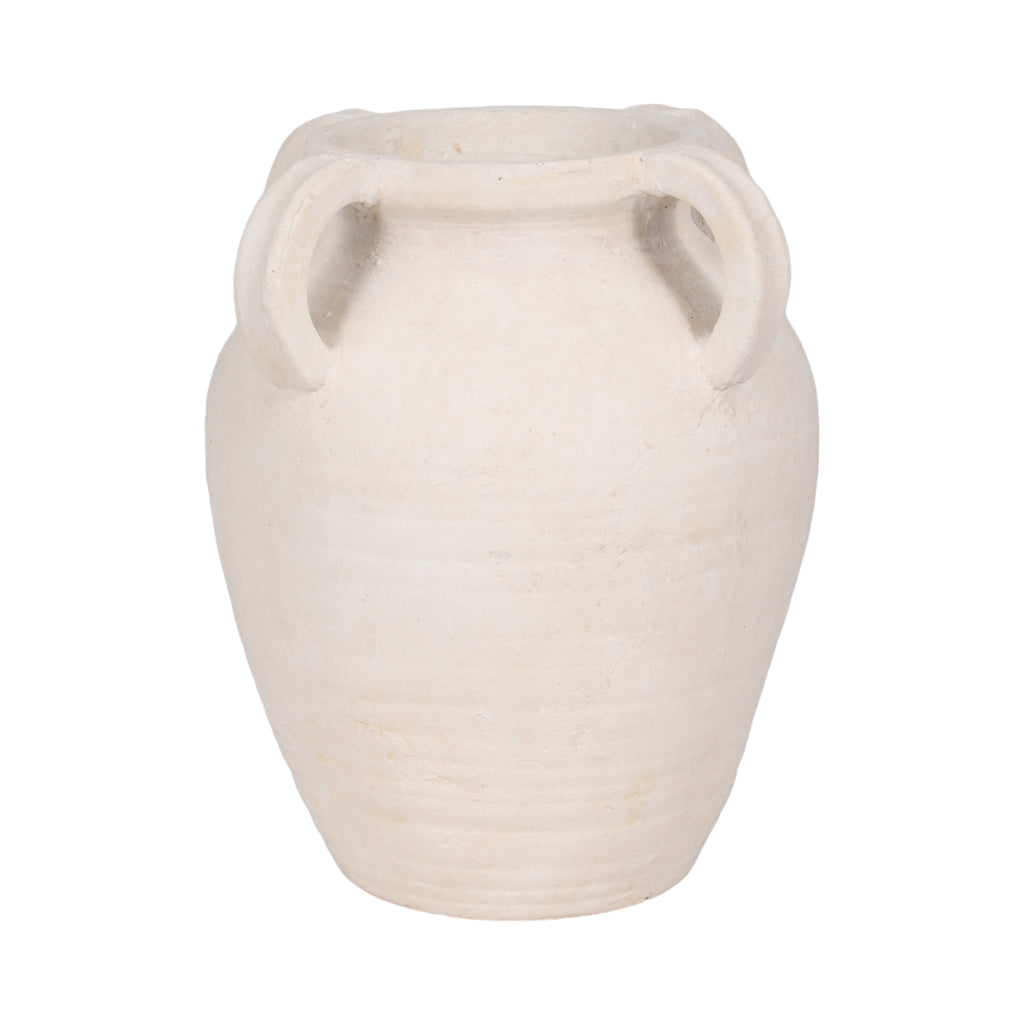 Skyelake White Vase — 12″