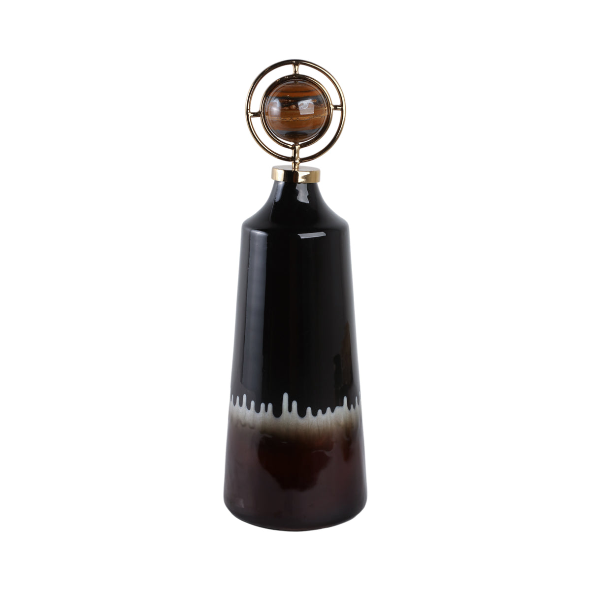 Graydonwind Brown Glass Vase — 23″