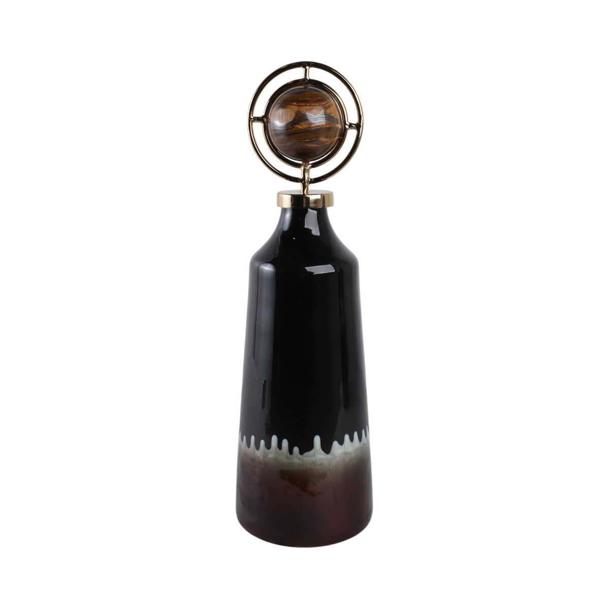Graydonwind Brown Glass Vase — 20″