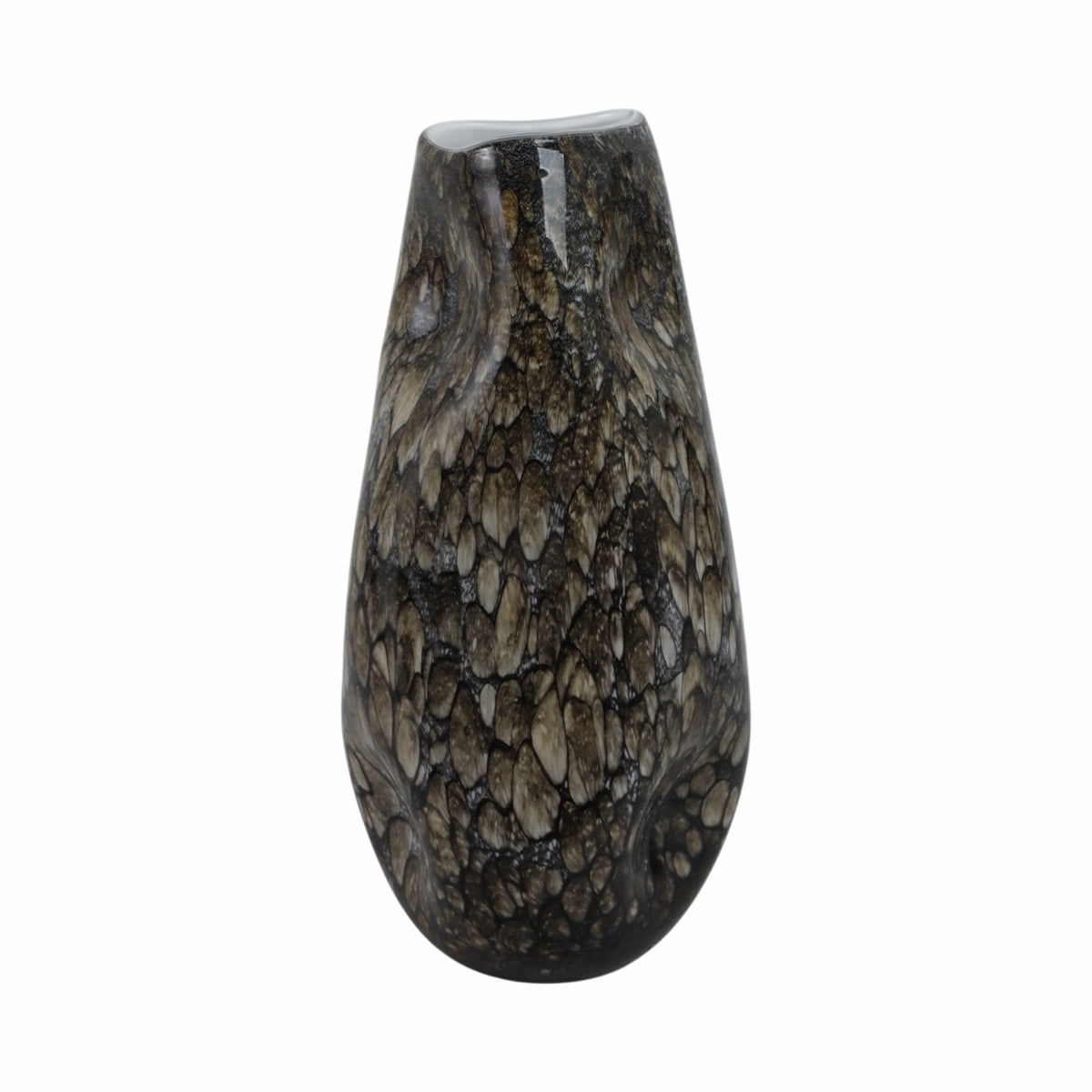 Colegate Brown Glass Vase — 15″
