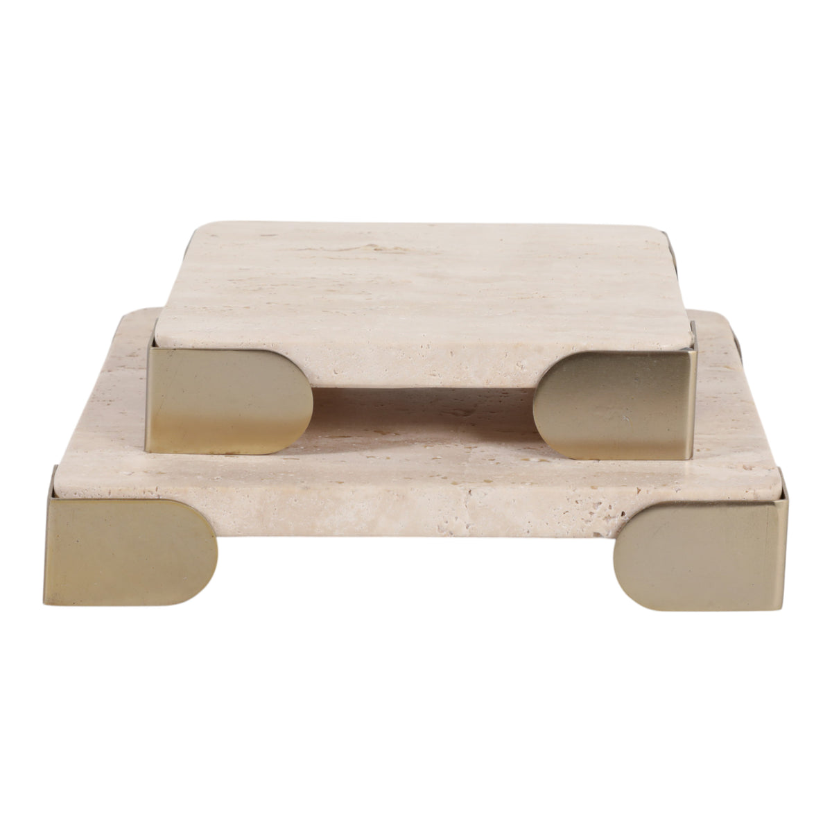 Janeview Set of 2 Ivory Tray — 2″