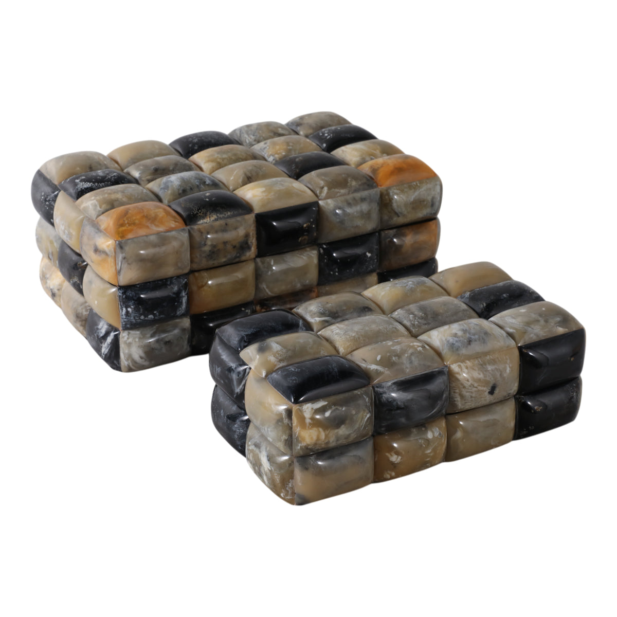 Wylerway Set of 2 Black Boxes — 6″