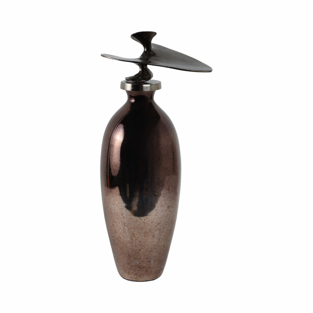 Cedarford Bronze Glass Vase — 22″