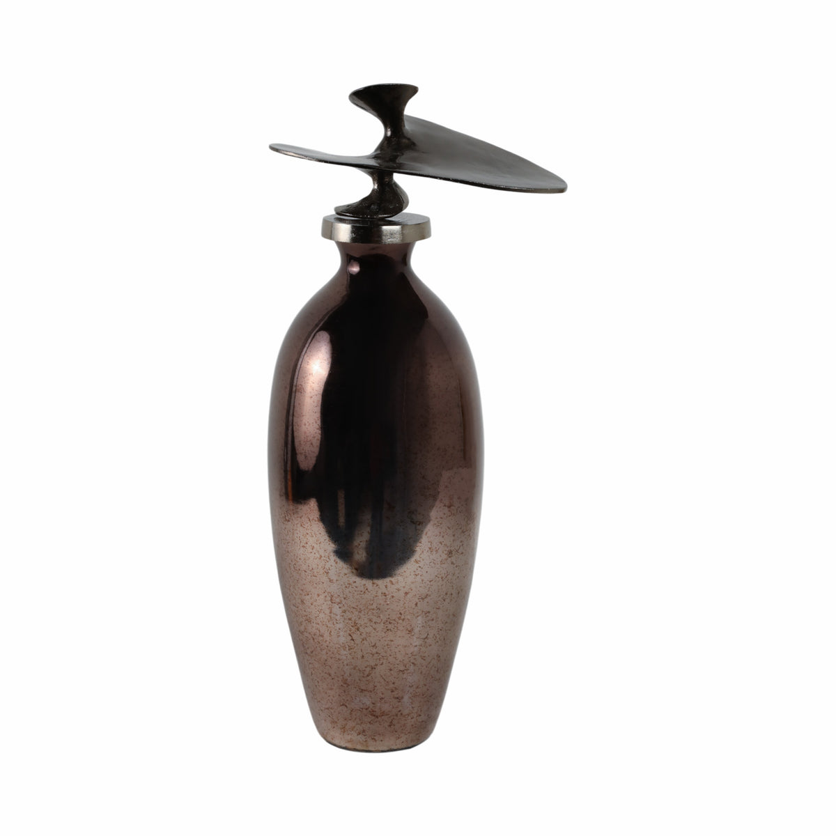 Cedarford Bronze Glass Vase — 22″