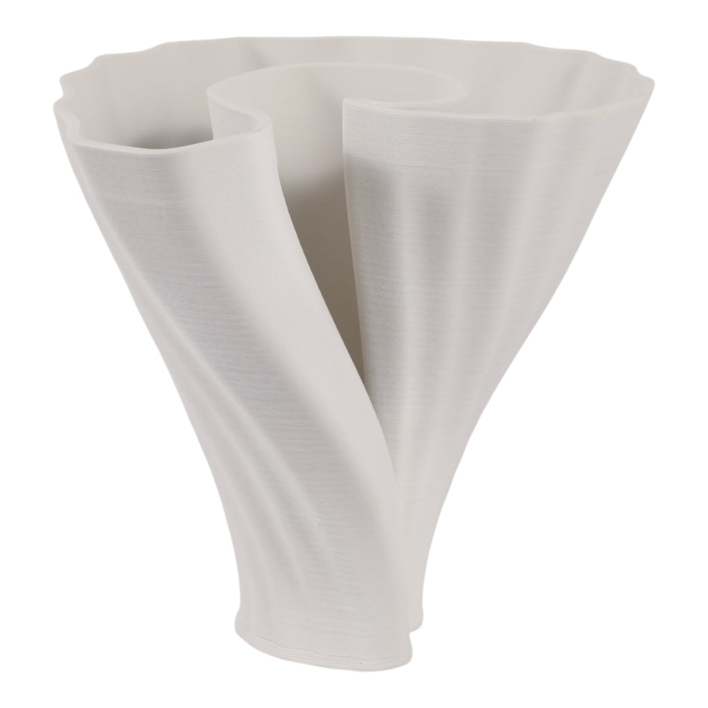 Wrenmore White Vase — 9″