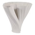 Wrenmore White Vase — 9″