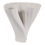 Wrenmore White Vase — 9″
