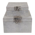 Cannonmoor Set of 2 Silver Boxes — 5″