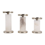 Fallondale Set of 3 White Candle Holder — 7″