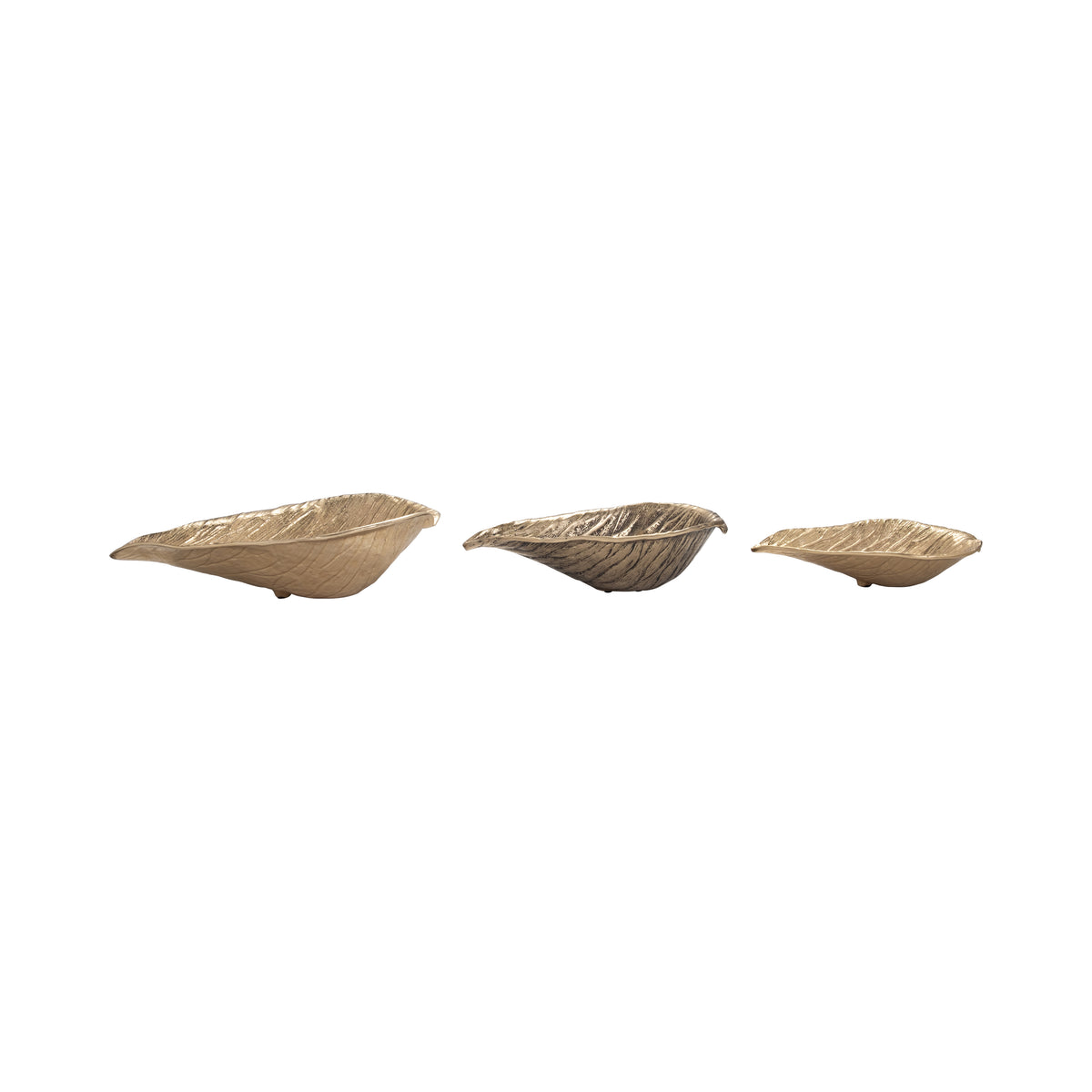 Heathshaw Set of 3 Gold Bowls — 5″