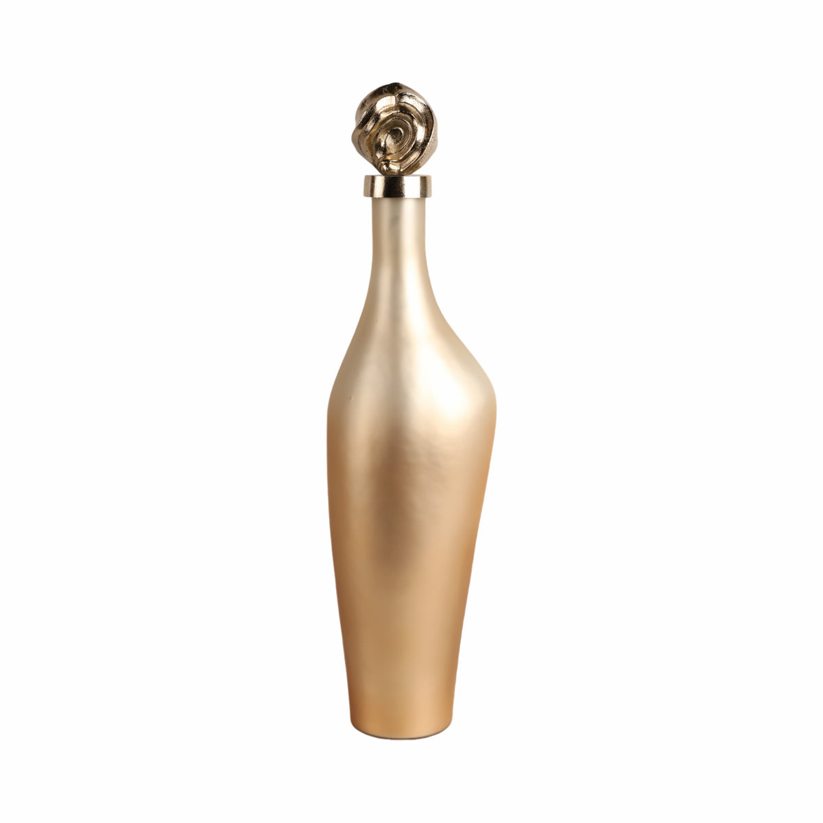 Bakershaw Gold Glass Vase — 22″