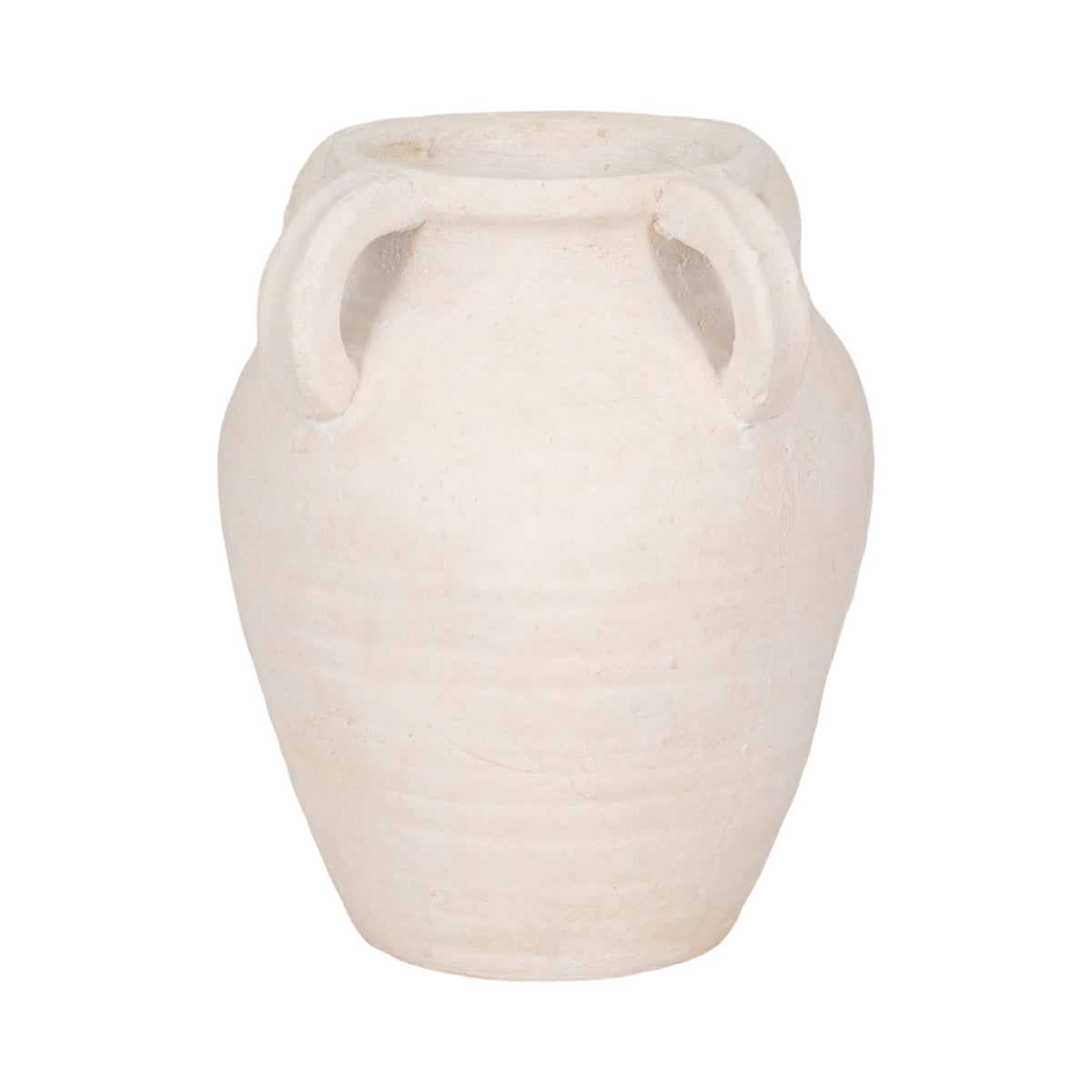 Skyelake White Vase — 10″