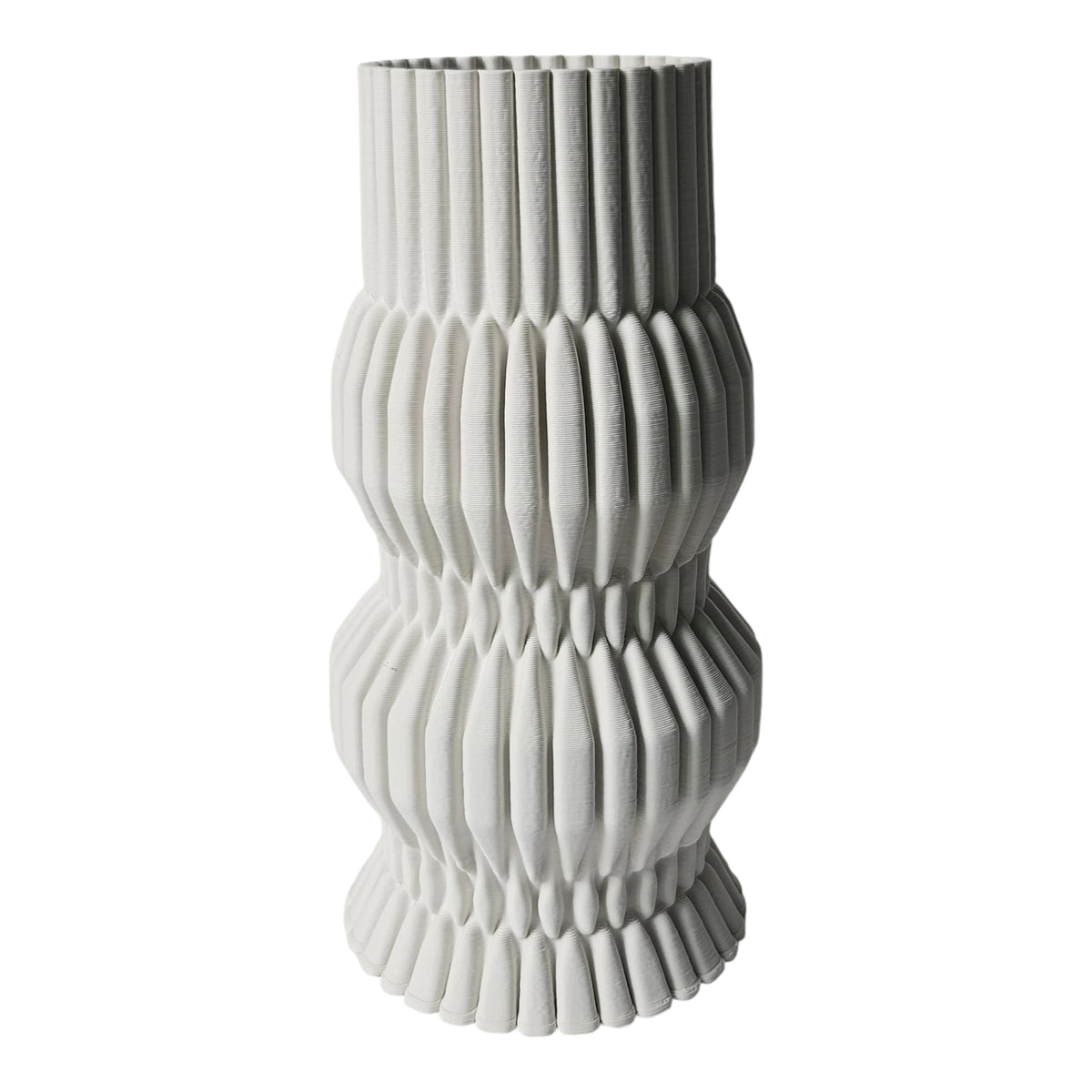 Caltonport White Vase — 15″
