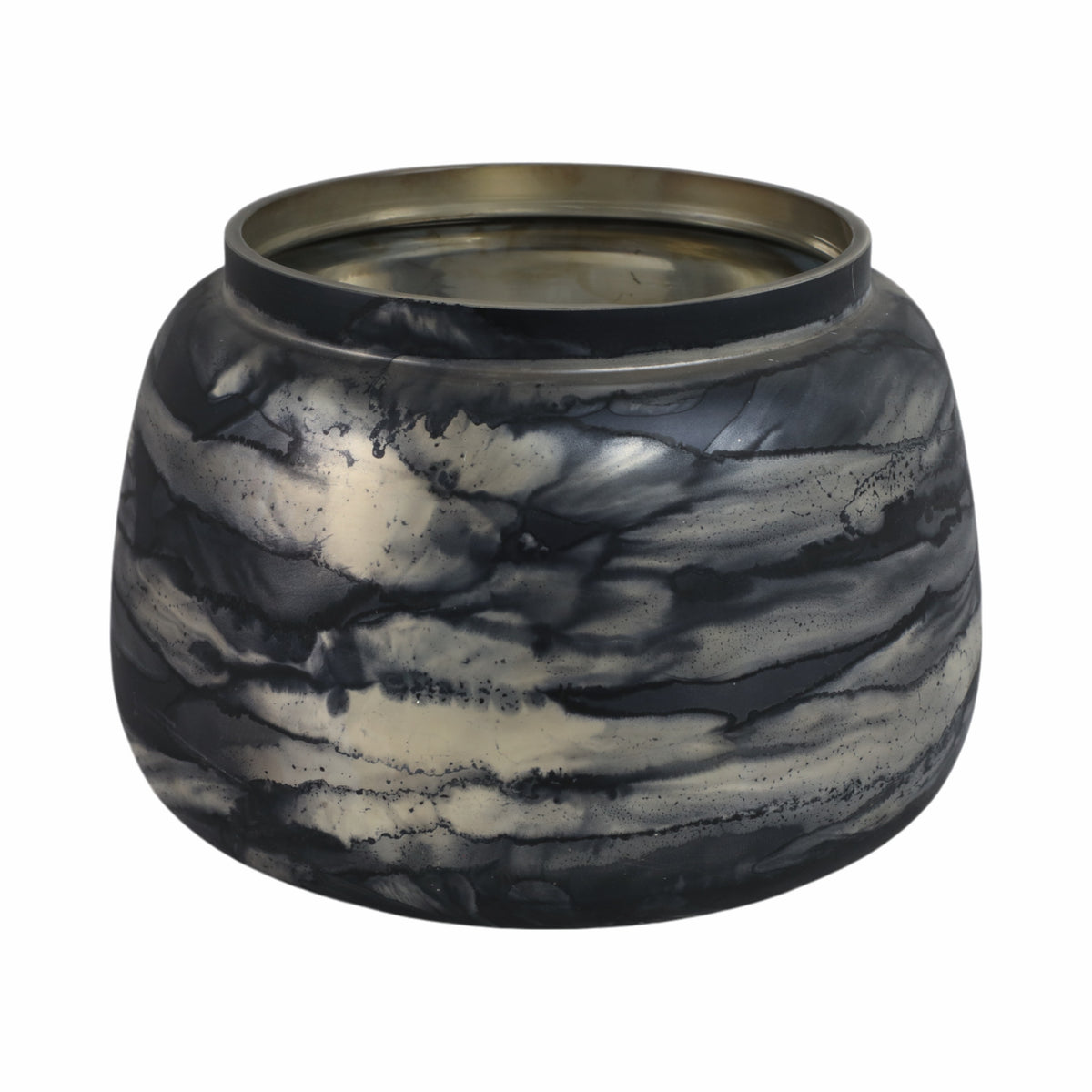 Clydeburn Blue Glass Vase — 7″