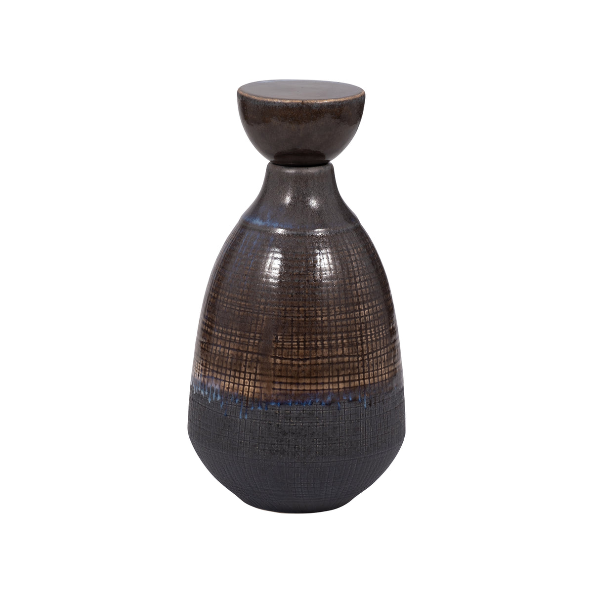Carlinfield Brown Vase — 12″