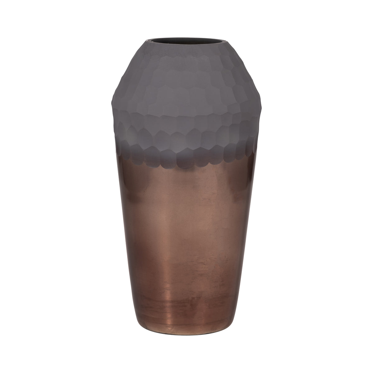 Daytonshaw Bronze Glass Vase — 14″
