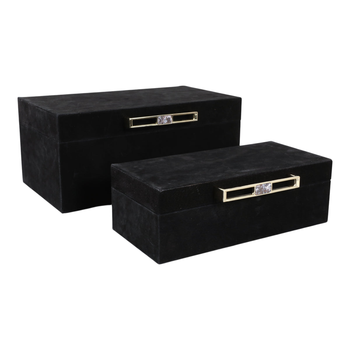Granleyburn Set of 2 Black Boxes — 6″