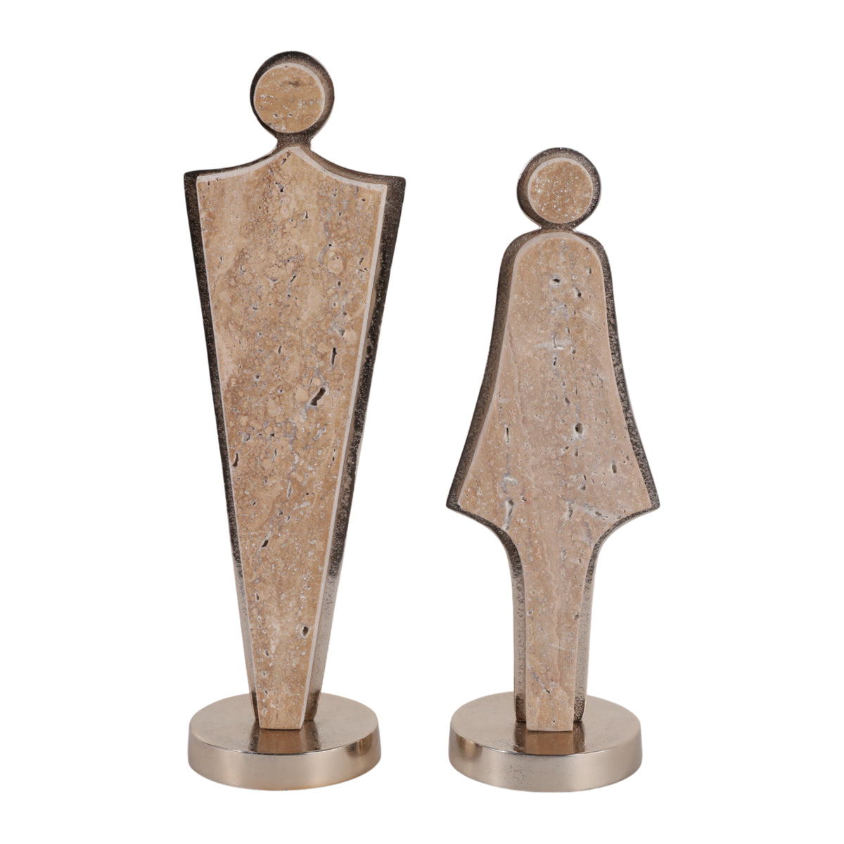 Gordongrove Set of 2 Gold Decor — 15″