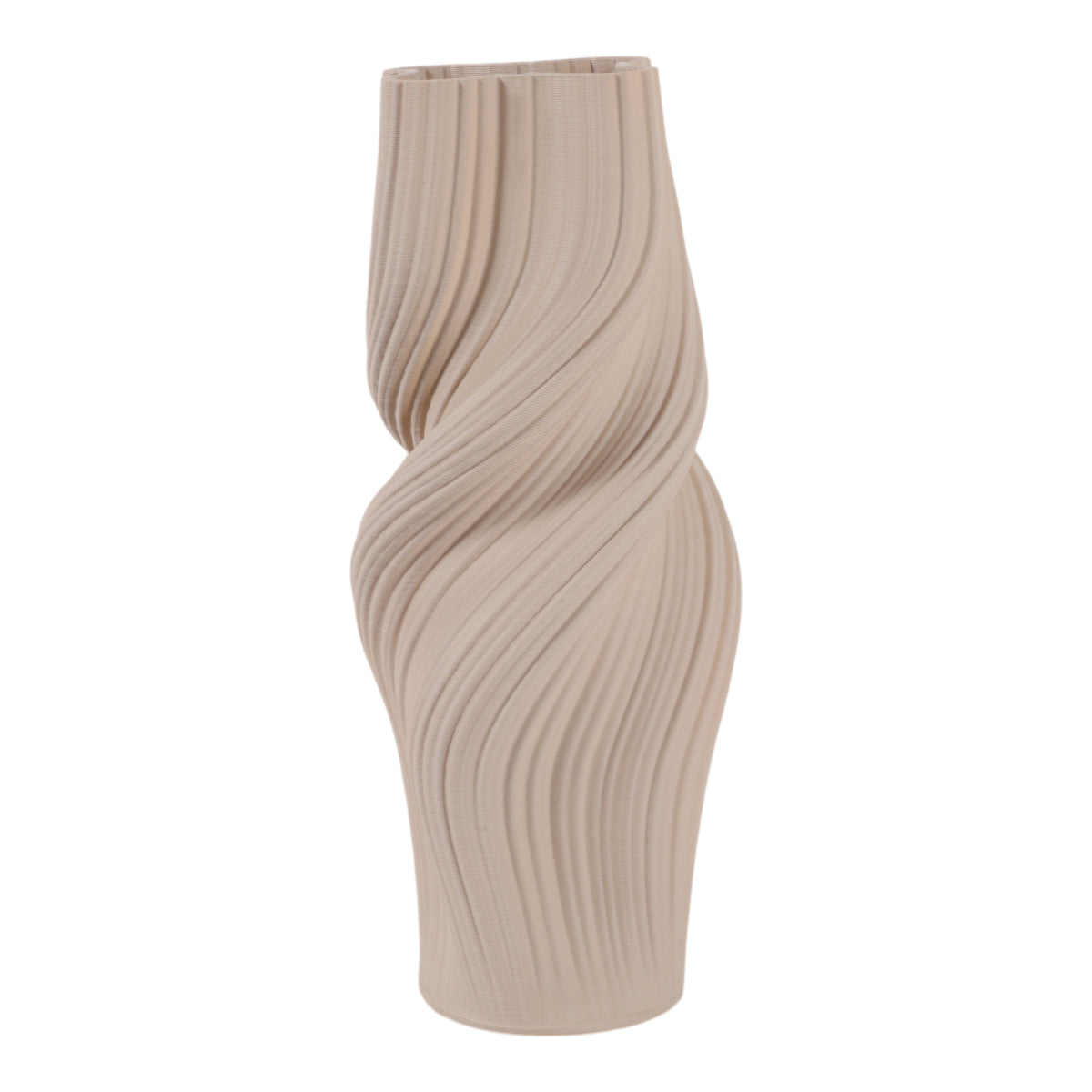 Rossport Tan Vase — 16″