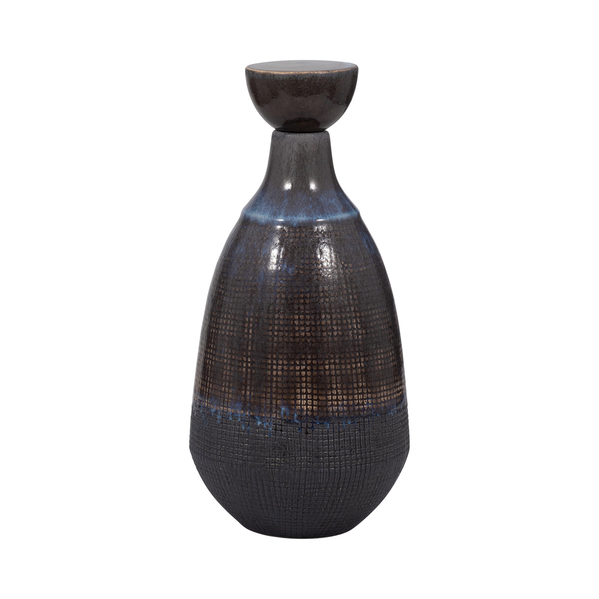 Carlinfield Brown Vase — 15″