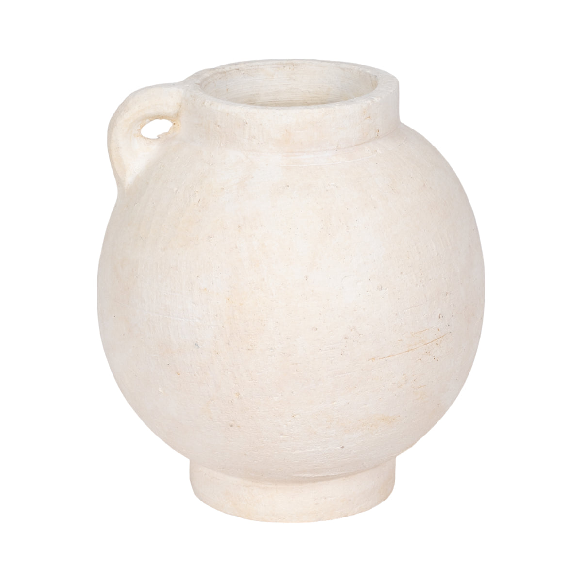 Corbinford White Vase — 10″