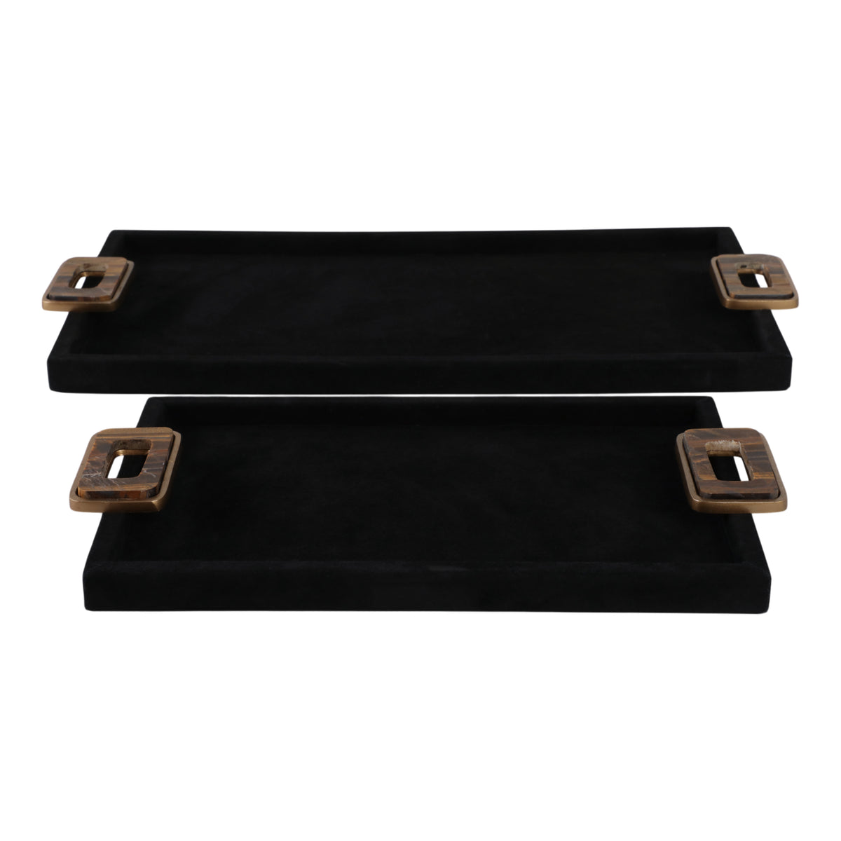 Samsonford Set of 2 Black Tray — 1″