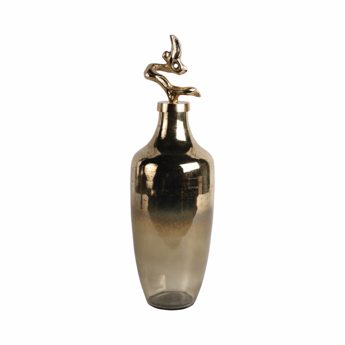 Bramrun Gold Glass Vase — 20″