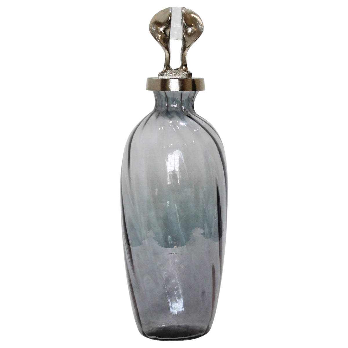 Fordhamdale Gray Glass Vase — 16″