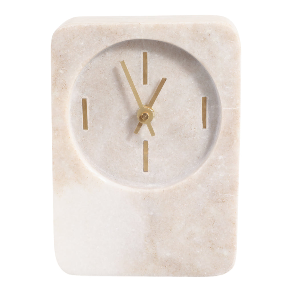 Glennrose Tan Clock — 7″