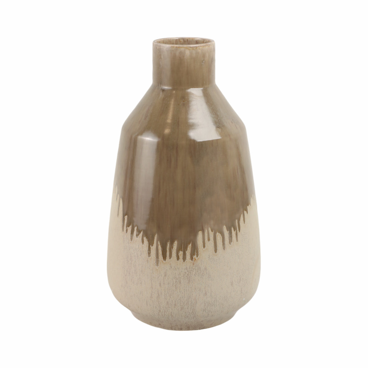 Sagewell Brown Vase — 14″