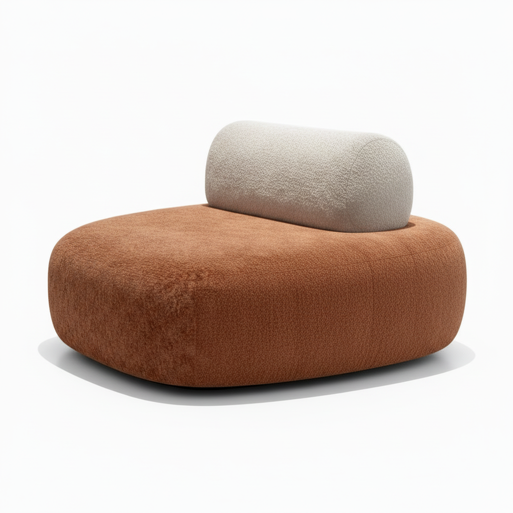 Lacour Sectional Chaise — front side view