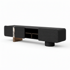 Lioren TV Stand on a white background, right-front view