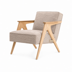 Lorquette Accent Chair, upholstered fabric accent seating for a modern living room