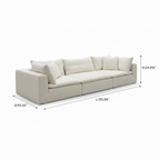 Marceaux Sectional — dimensions