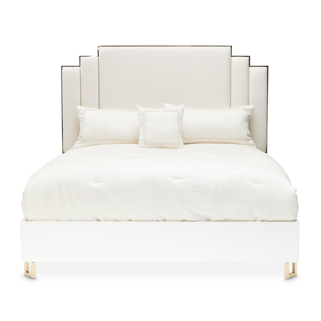 Palm Gate Bed — Cloud White — representative bed size — official view