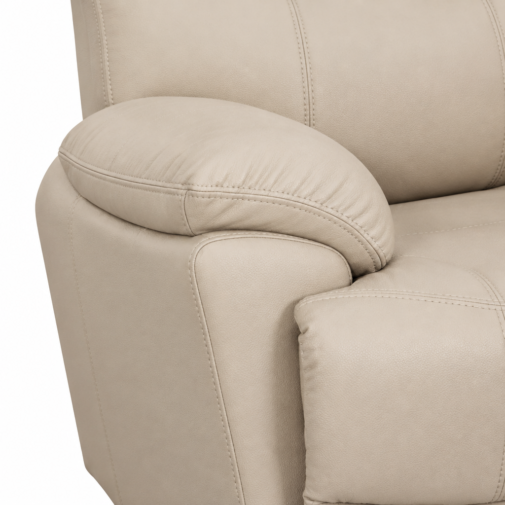 Neravaux Manual Leather Accent Chair