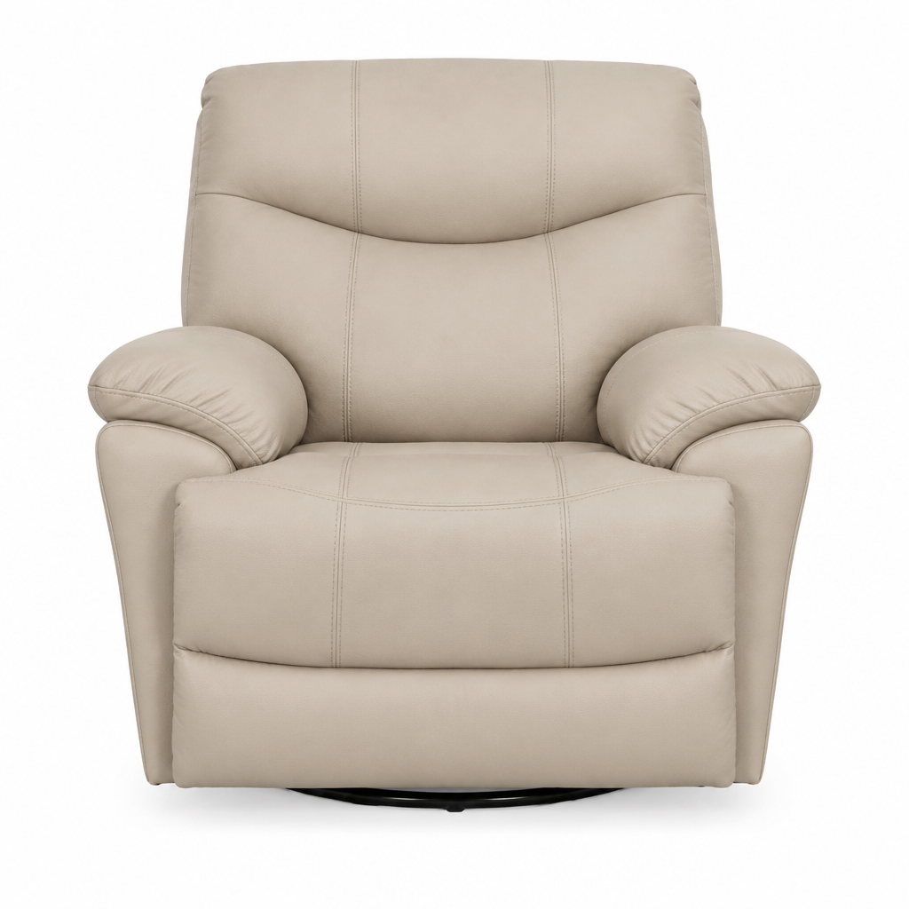 Neravaux Manual Leather Accent Chair