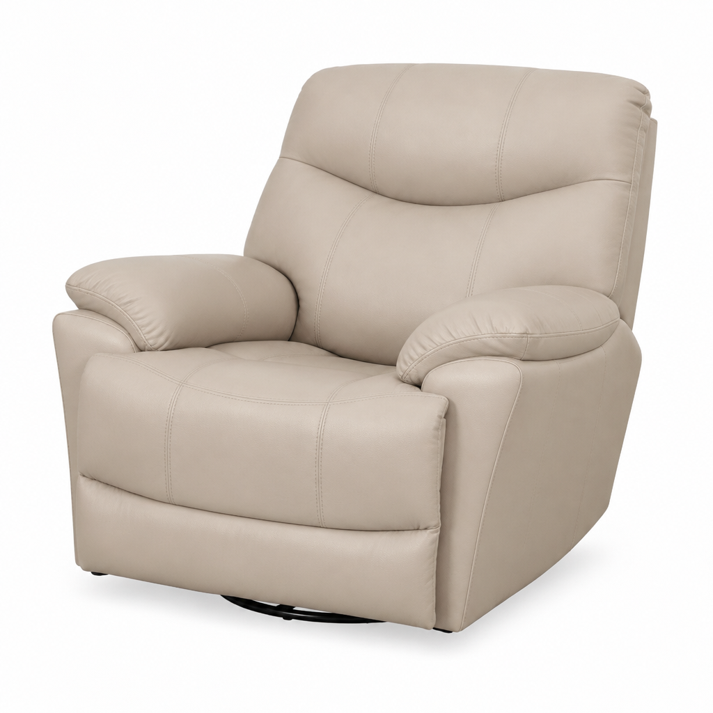 Neravaux Manual Leather Accent Chair