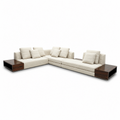 Novaris Wood Sectional — side view