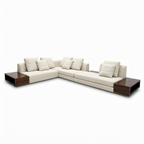Novaris Wood Sectional — side view