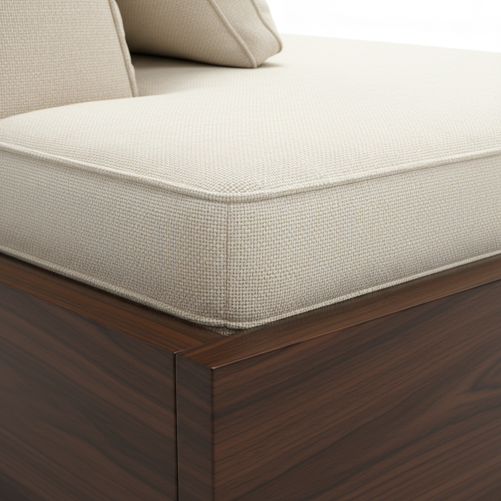 Novaris Wood Sectional — wood detail