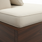 Novaris Wood Sectional — wood detail