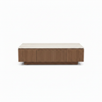 Perravelle Coffee Table straight front view on a white background