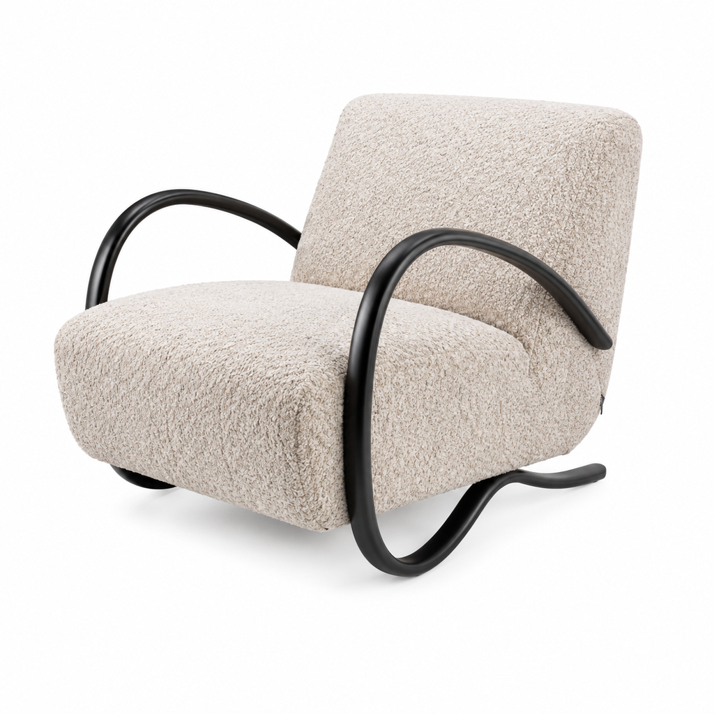 Quenaro Accent Chair opening left, back right side view